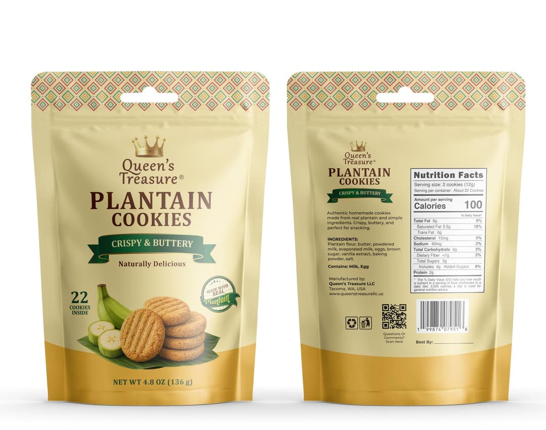 Plantain Cookies